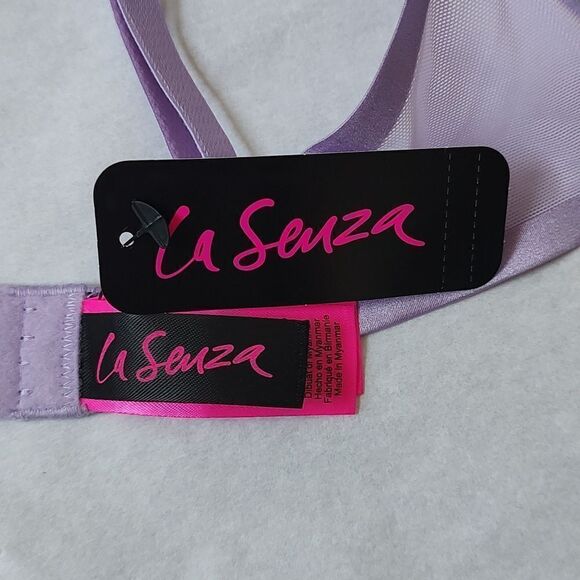 New With Tags La Senza Size 32C The Spacer Lightly‎ Lined Purple Demi Bra - Picture 8 of 11